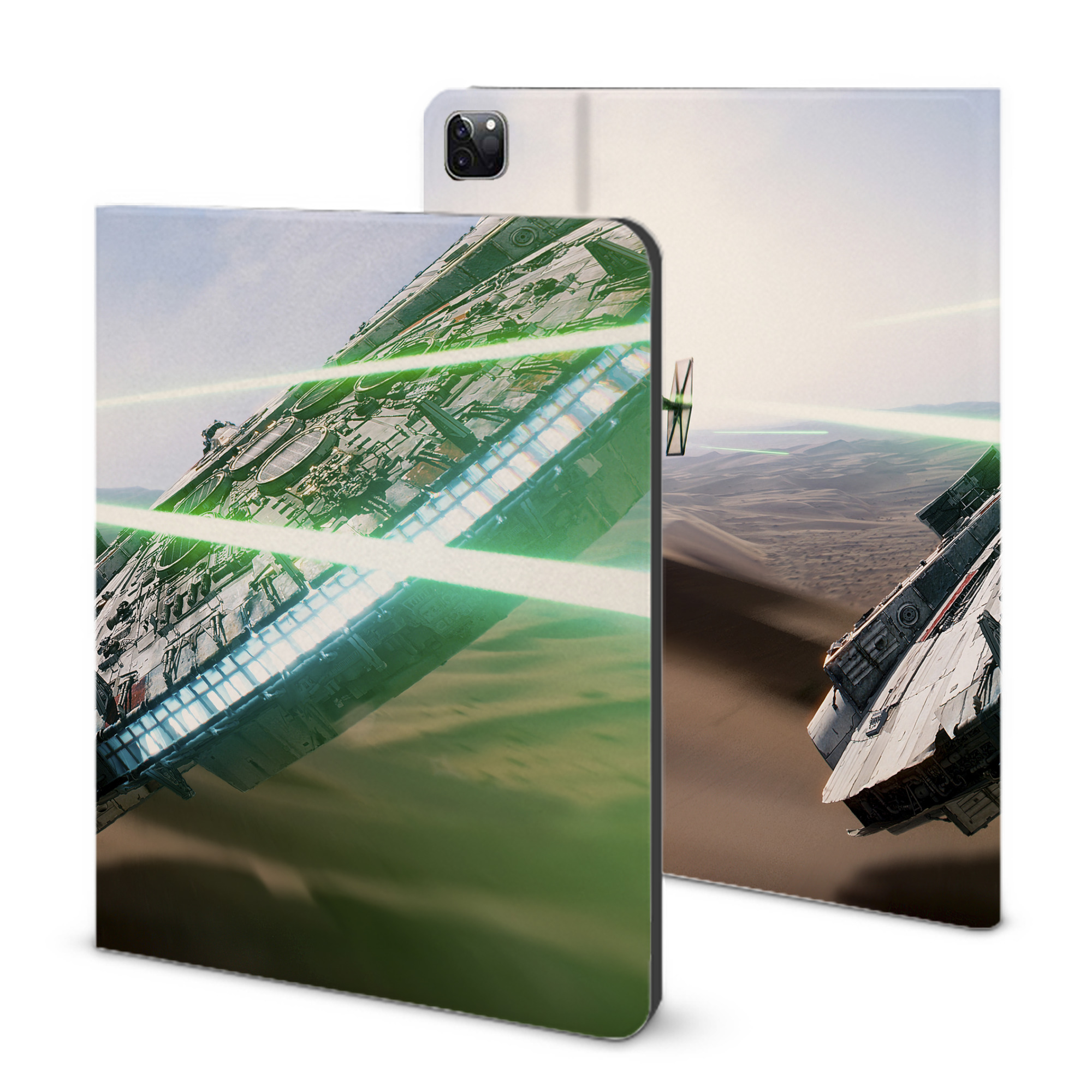 （画像用） スター・ウォーズ Star Wars IPad ケース ブック型 PUレザー TPU 耐衝撃 軽量 薄型 ペン収納なし 全面保護 IPad 各モデル対応